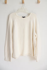 J.Crew Mercantile Thick Knit Cream Sweater | 3X