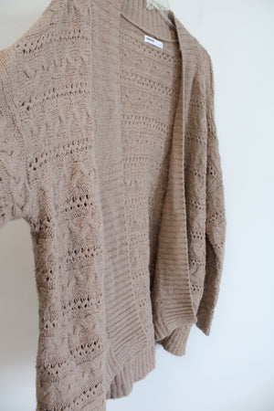 Sonoma Tan Knit Cardigan | XL