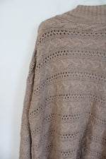 Sonoma Tan Knit Cardigan | XL