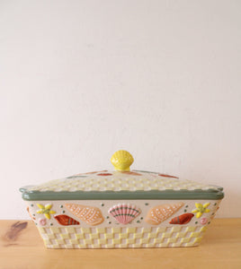 Temptations Summer Shell 2 Quart Covered Baking Dish