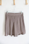 Wishlist Apparel Taupe Flowy Mini Skirt | S