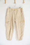 We The Free Light Muted Yellow Cargo Jogger Pants | M