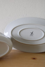 Lynns Helen Fine China Blue Floral Gravy Boat Dish