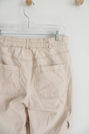 Wild Fable Tan Wide Leg Cargo Pants | M