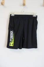 Under Armour Black Athletic Shorts | Youth L (12/14)