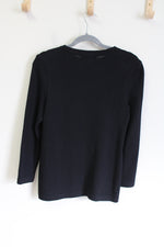 St. John Collection By Marie Gray Black Knit Sweater | 2