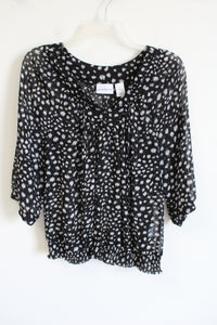 Alfred Dunner Black and White Blouse | 20