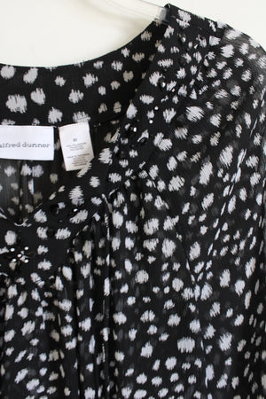 Alfred Dunner Black and White Blouse | 20