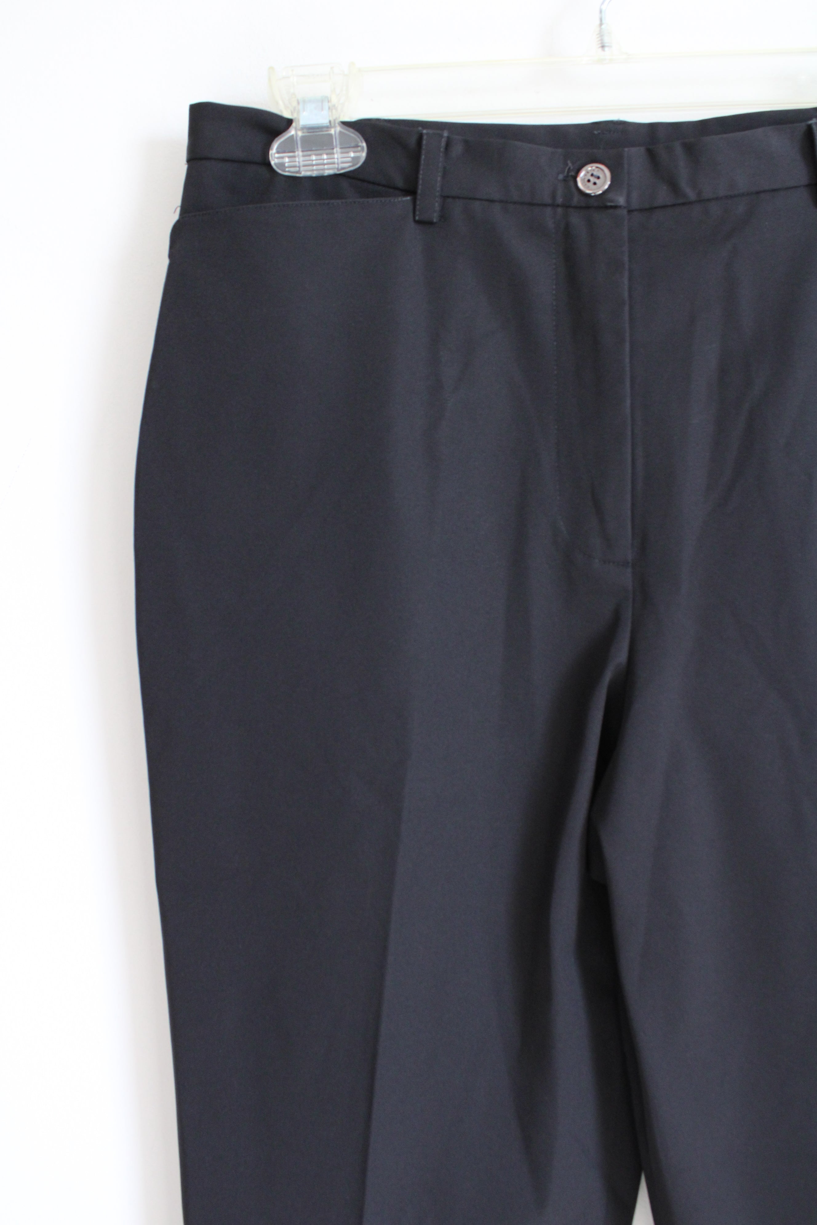 Doncaster Black Stretch Chino Pants | 10 Petite