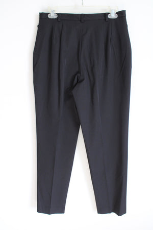 Doncaster Black Stretch Chino Pants | 10 Petite