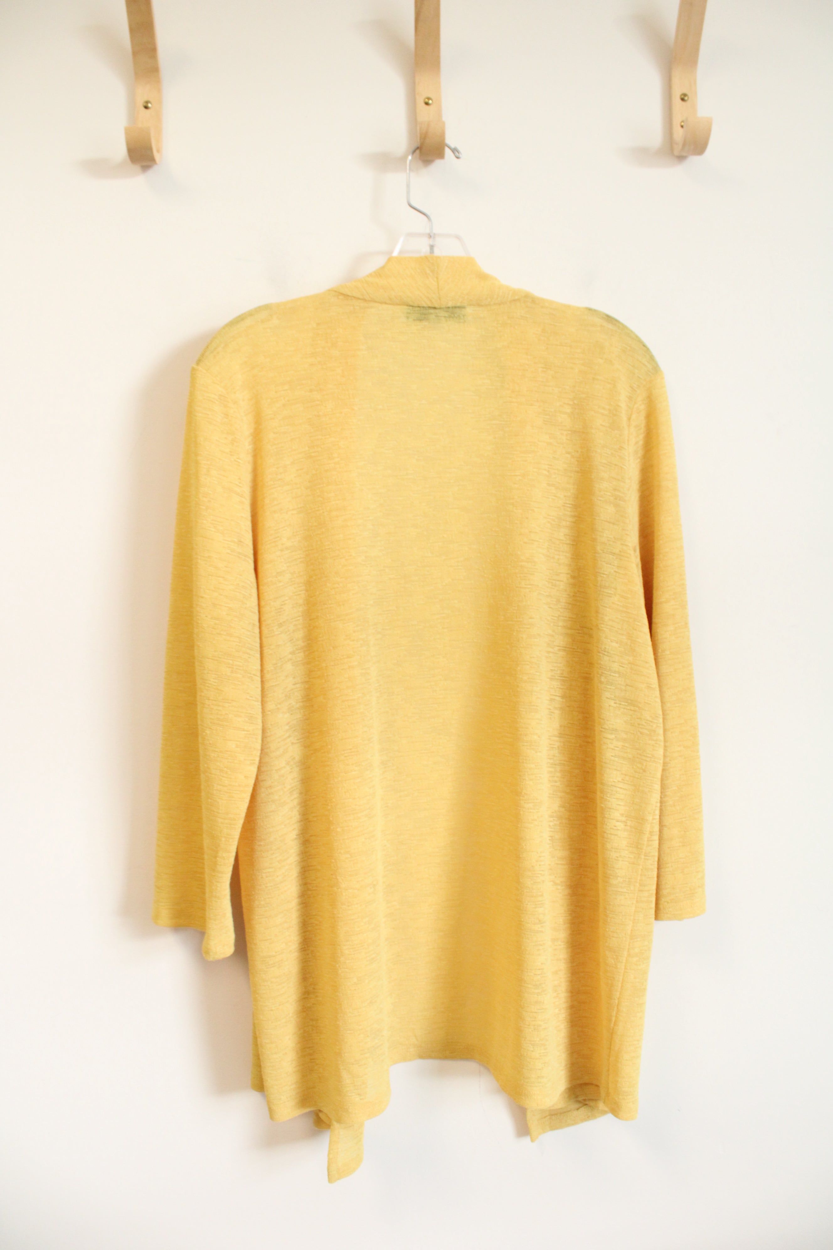 Kasper Lightweight Yellow Cardigan | M