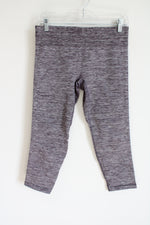 Under Armour Purple Heathered Capri Legging | L