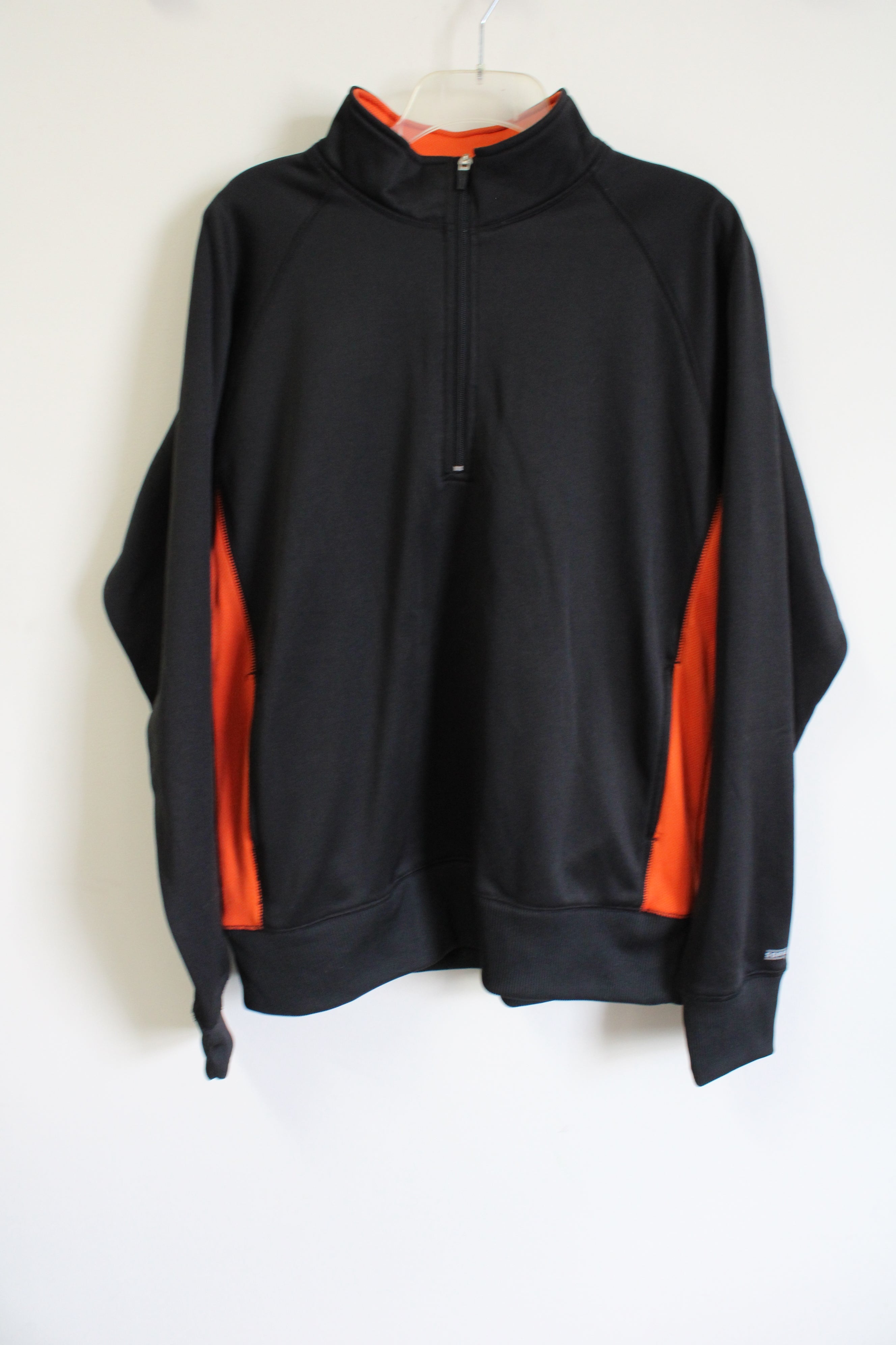 Soffe Training Core Fundamentals Black Orange Pullover | L