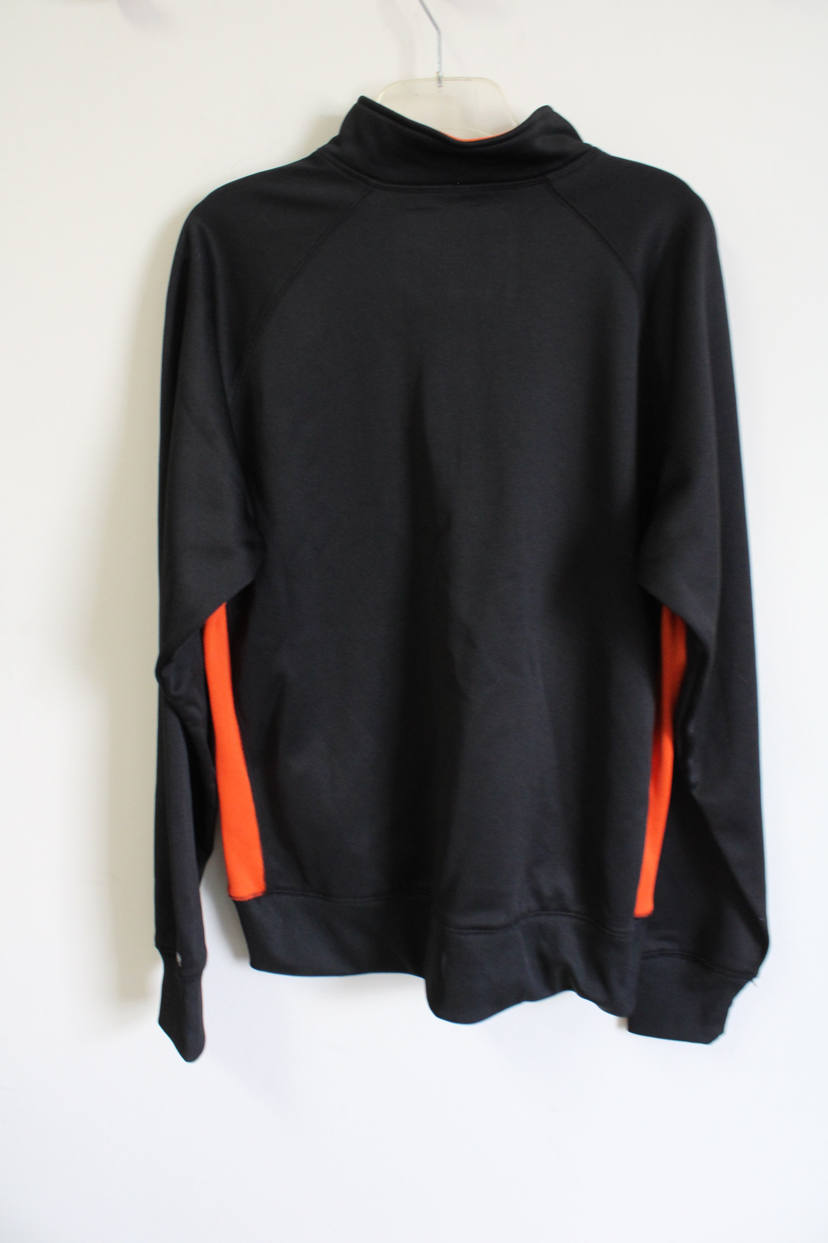 Soffe Training Core Fundamentals Black Orange Pullover | L