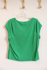 Old Navy Green Sweetheart Neckline Ribbed Top | XXL