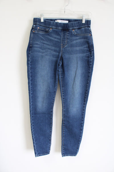 Lee Strauss Signature Totally Shaping Pull On Skinny Jeans 8 Long Jubilee Thrift