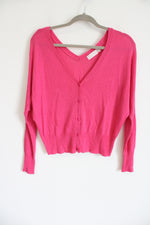 RD Style Bubblegum Pink Soft Lightweight Loose Fit Cardigan | XS