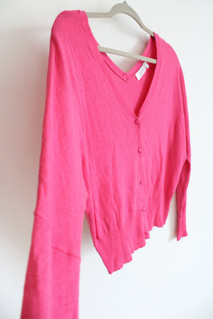 RD Style Bubblegum Pink Soft Lightweight Loose Fit Cardigan | XS