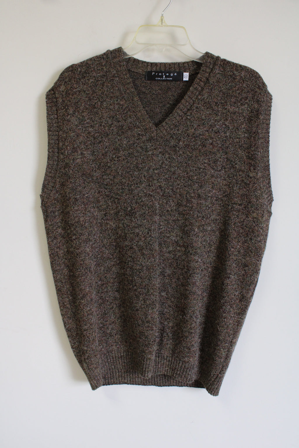 Protege Collection Brown Knit Sweater Vest | XL Tall