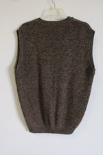 Protege Collection Brown Knit Sweater Vest | XL Tall