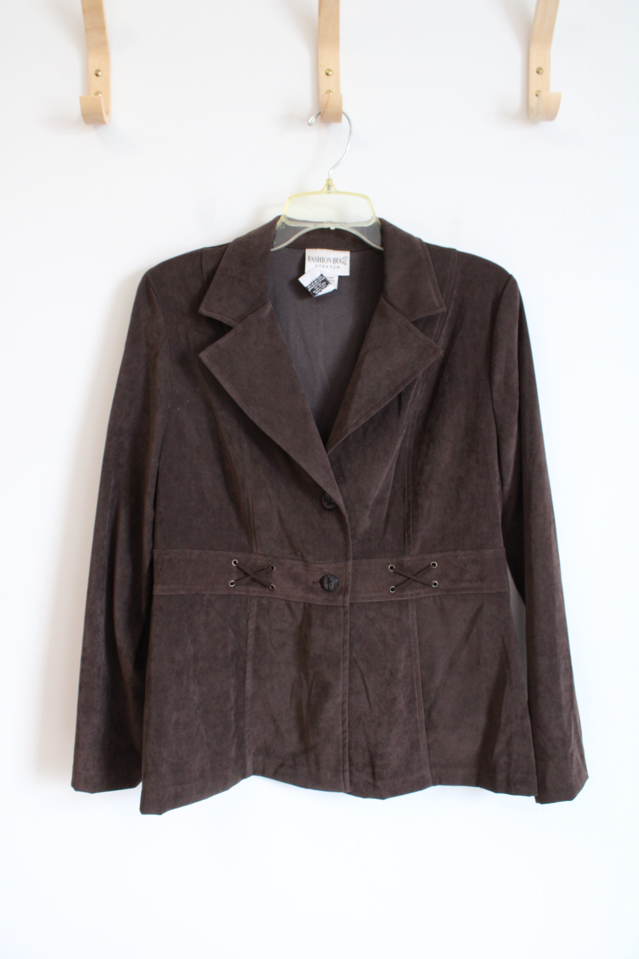 Fashion Bug Stretch Brown Jacket | M