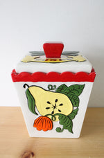 Vintage JG Painted Sugar Cannister