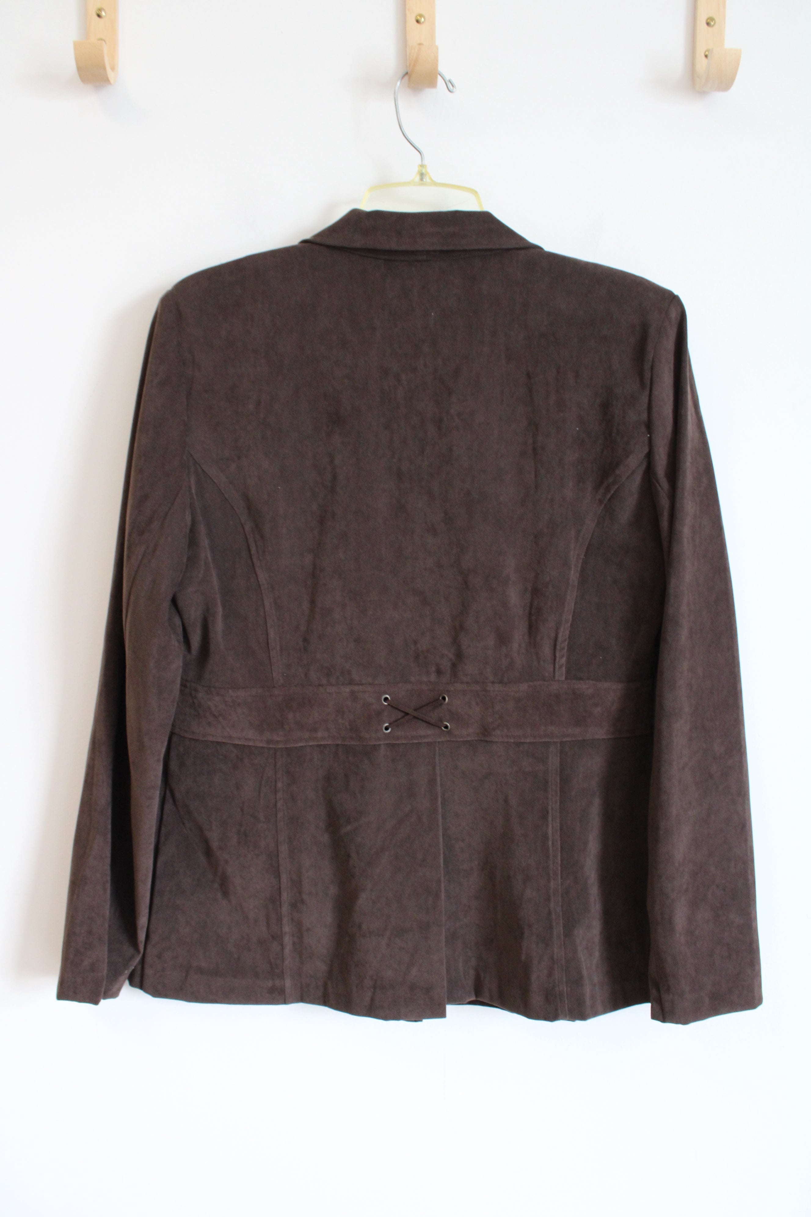 Fashion Bug Stretch Brown Jacket | M