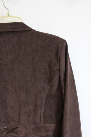 Fashion Bug Stretch Brown Jacket | M