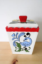 Vintage JG Painted Sugar Cannister