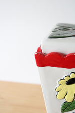 Vintage JG Painted Sugar Cannister