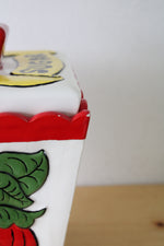 Vintage JG Painted Sugar Cannister