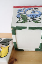 Vintage JG Painted Sugar Cannister