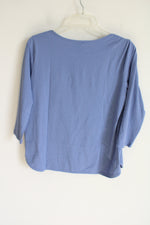 Ann Taylor Factory Light Blue Long Sleeved Shirt | M