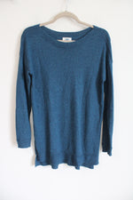 Old Navy Teal Blue Knit Sweater | S