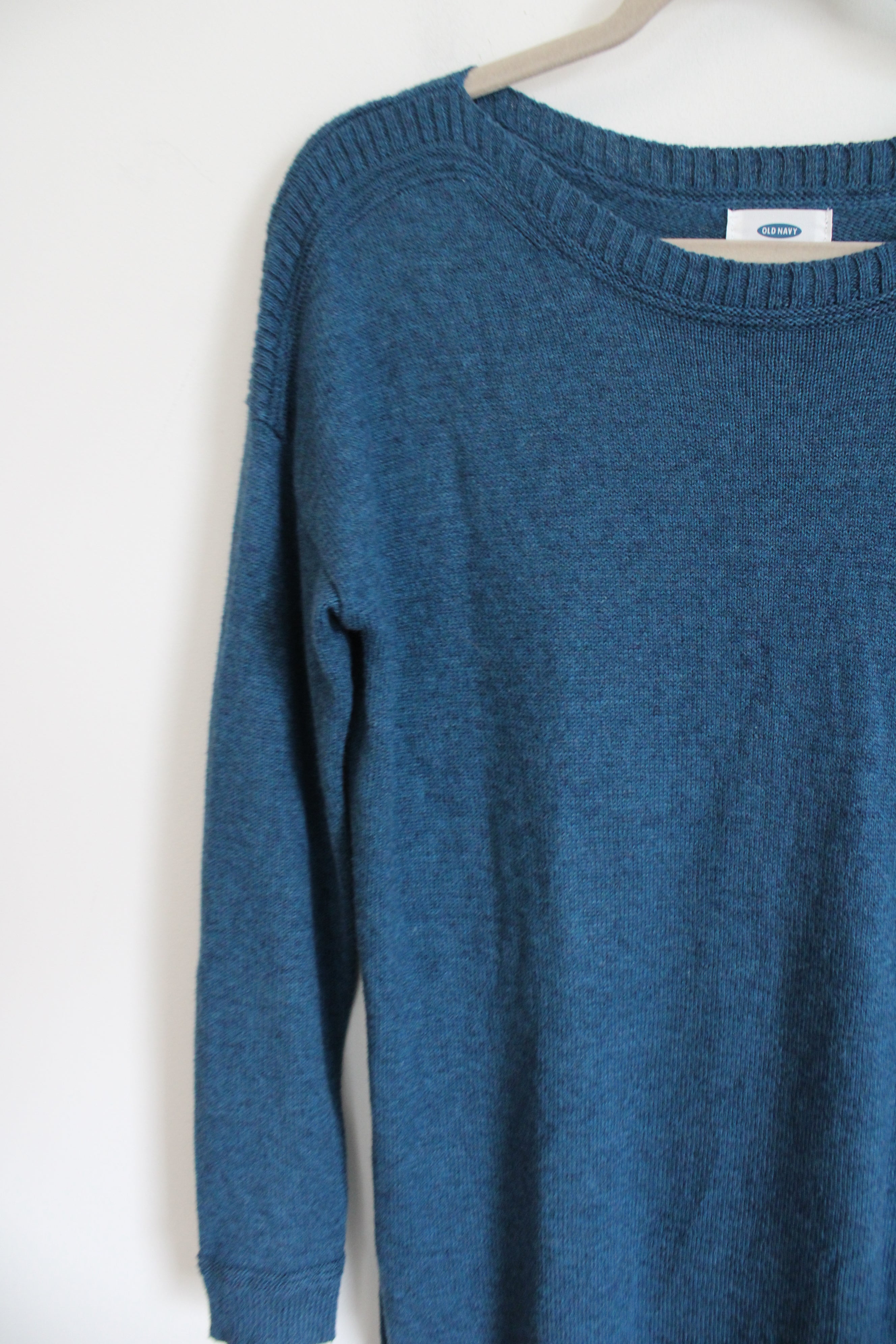 Old Navy Teal Blue Knit Sweater | S