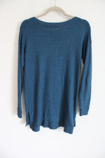 Old Navy Teal Blue Knit Sweater | S