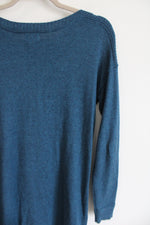 Old Navy Teal Blue Knit Sweater | S