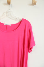 Jollie Lovin Hot Pink Knit Dress | 3X