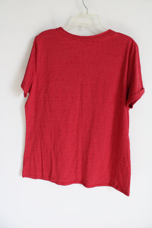 Terra & Sky Red Bronze Ring Pocket Tee | 14W