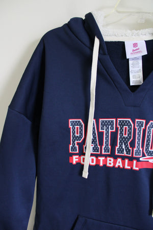 NFL Teens Apparel New England Patriots Blue Hoodie | Youth L (11/13)