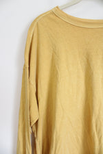 Old Navy Boxy Yellow The Easy Tee | M