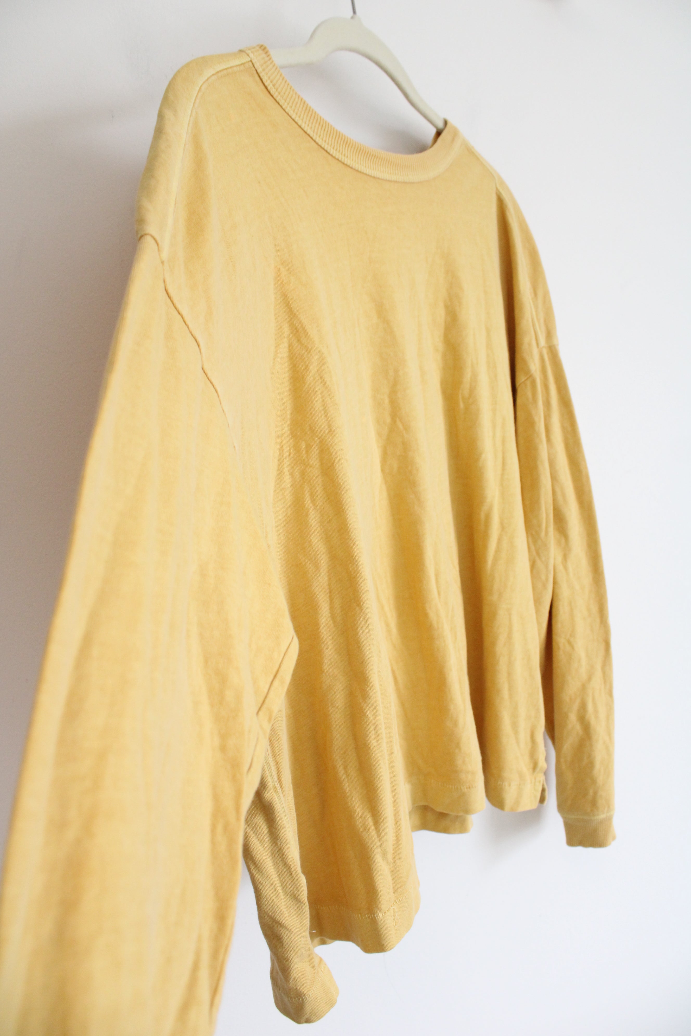 Old Navy Boxy Yellow The Easy Tee | M