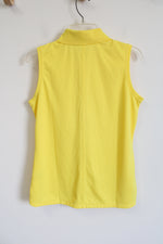 Nike Golf Dri-Fit Sleeveless Yellow Tank | M