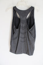 Old Navy Active Fitted Go-Dry Gray Tank | L