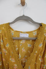 Urban Outfitters Yellow Floral Vest Tank | XS