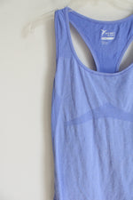 Old Navy Active Go-Dry Blue Fitted Tank | L