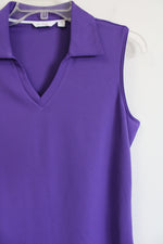 Lady Hagen Sleeveless Purple Active Tank | M