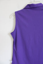 Lady Hagen Sleeveless Purple Active Tank | M