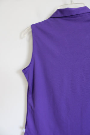 Lady Hagen Sleeveless Purple Active Tank | M