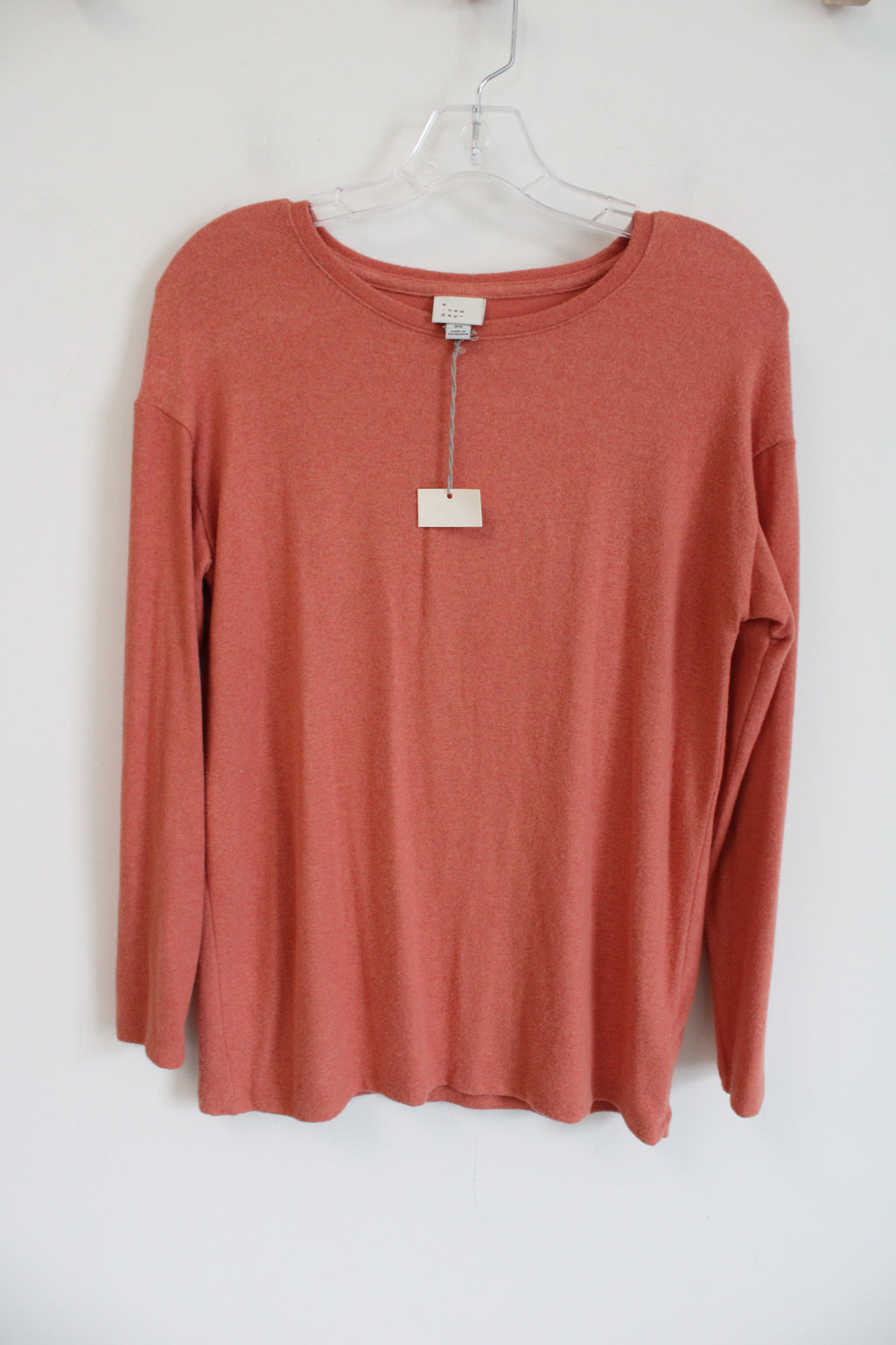 NEW A New Day Peach Knit Long Sleeved Shirt | XS